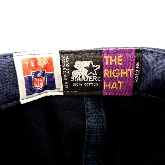 Starter NFL Denver Broncos Snapback The Right Hat Cotton Orange/Blue New w/ Tag- - Picture 7 of 7